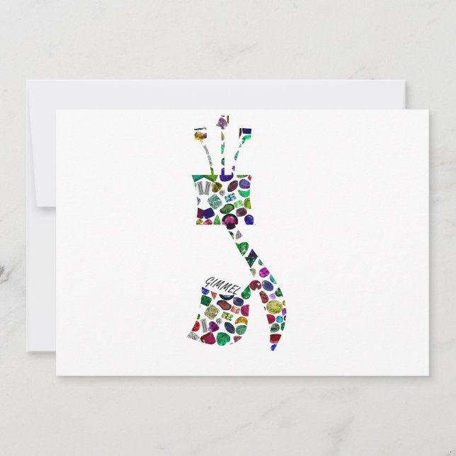 Invitación Gimmel - Letra hebrea (Anverso)