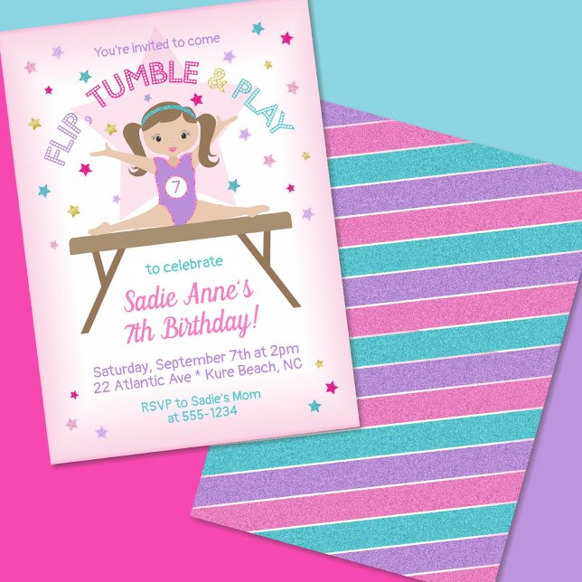 Invitación Gimnasia Salta Partido Cumpleaños Brunette (Subido por el creador)