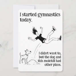 Invitación Gimnasia Terrier nivel de entrada