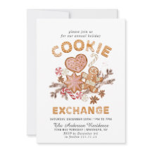 Gingerbread House Cookie Exchange Navidades Fiesta
