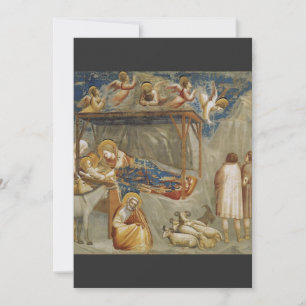 Invitación Giotto di Bondone La Natividad Colección de Arte F
