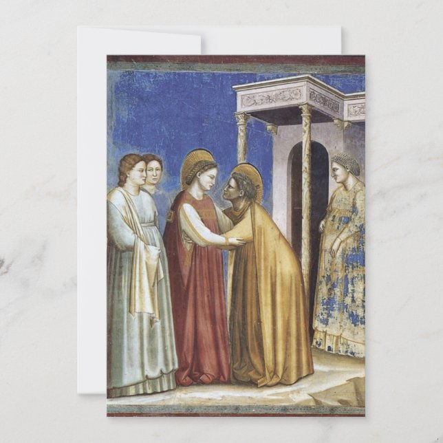 Invitación Giotto di Bondone - Visita (Anverso)