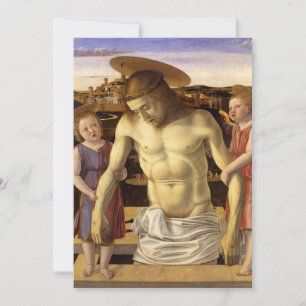 Invitación Giovanni Bellini - Dead Christ Supported by Two An