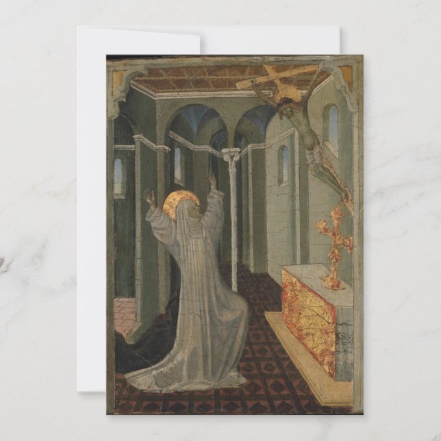 Invitación Giovanni di Paolo - Santa Catalina de Siena Recei (Anverso)
