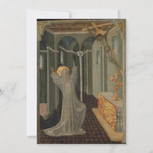 Invitación Giovanni di Paolo - Santa Catalina de Siena Recei