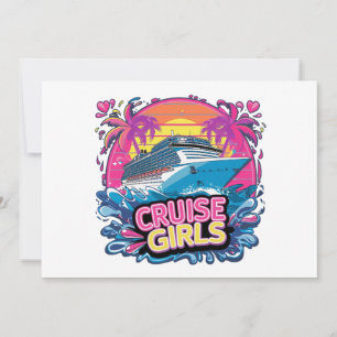 Invitación Gira de chicas coloridas crucero Caribeña