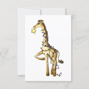 Invitación Girafa brillante
