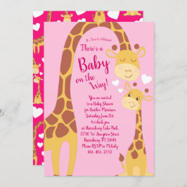 Invitación Giraffe Baby Shower