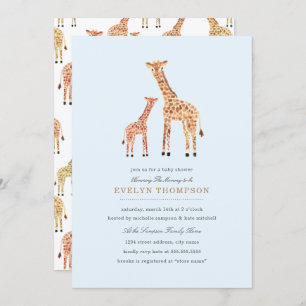 Invitación Giraffe Baby Shower