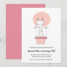 Giraffe Chica Primer cumpleaños