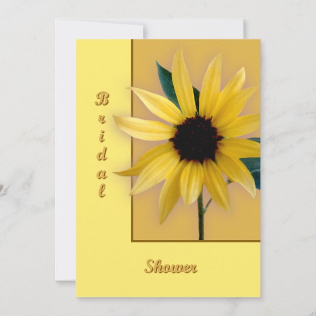 Invitación Girasol (Anverso)