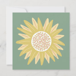 Invitación Girasol gigante