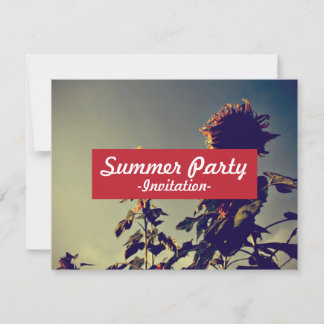 Invitación Girasoles