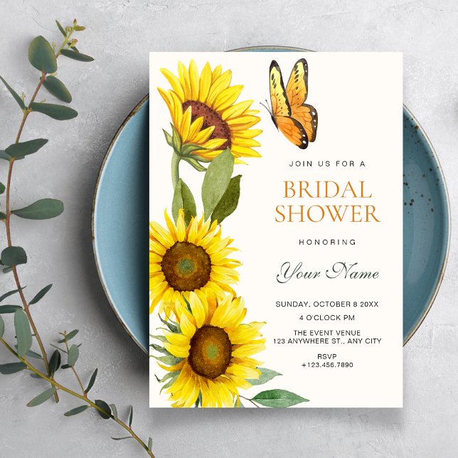 Invitación Girasoles florecen baby shower (Subido por el creador)