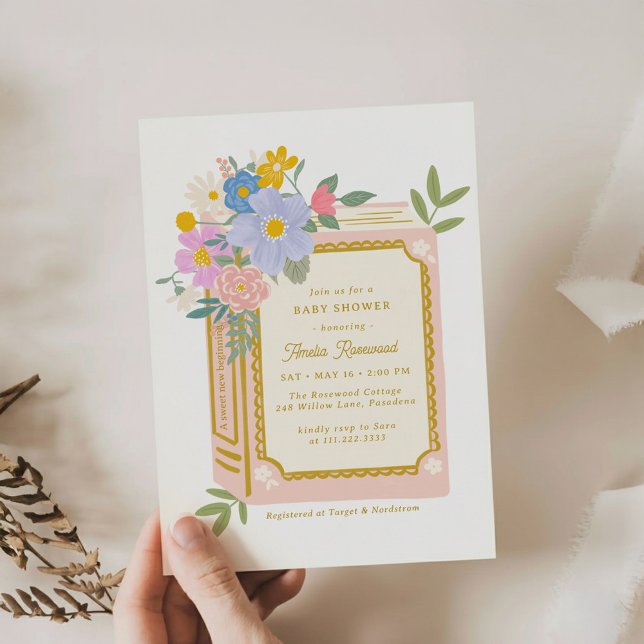 Invitación Girl Storybook Baby Shower Invitation (Subido por el creador)
