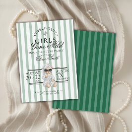 Invitación Girls Gone Mild Spa Bear Bachelorette