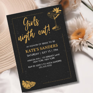 Invitación Girls Nigth Out Fun Bachelorette Party