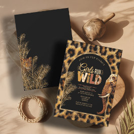 Invitación Girls Run Wild Safari Bachelorette ID1148