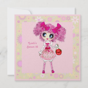 Invitación Girly Gifts Harajuku estilo Chica