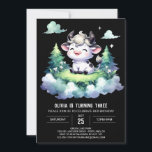 Invitación Girly Kids Cow Birthday<br><div class="desc">Añade un toque dulce y juguetón a tu celebración con la invitación al cumpleaños de las vacas Girly Kids. Diseñada con colores suaves y un bonito tema de vaca, esta invitación editable es perfecta para las niñas que aman los animales de granja. Descargue y personalice sus datos al instante antes...</div>