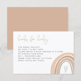 Invitación GITA Bohemain Pastel Libros Arcoiris Para Niños In