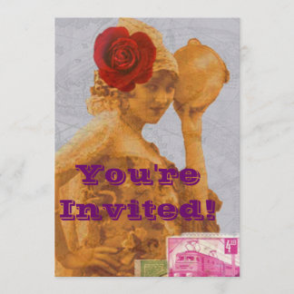 Invitación Gitano del vintage