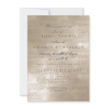 Glam Beige Ivory Velvet Bridal Shower