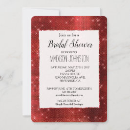 Invitación Glam Glitzy Sparkle