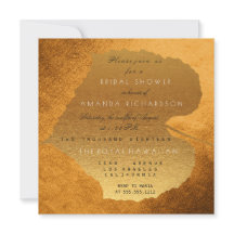 Glam Otoño Otoño Golden Leaves Bridal Shower