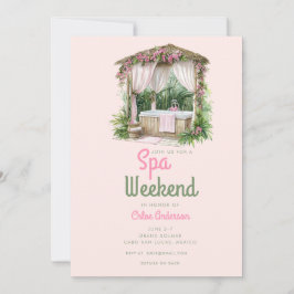 Invitación Glam Pink Summertime | Bachelorette Weekend