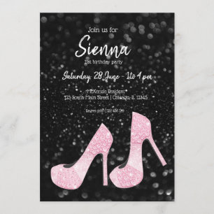 Invitación Glam Shoes High Heels para todas las ocasiones