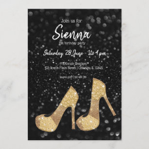 Invitación Glam Shoes High Heels para todas las ocasiones