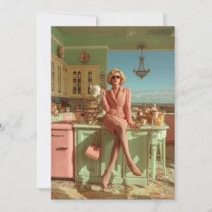 Invitación Glam vintage en la cocina