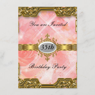 Invitación glamurosa y caliente para fiesta de cum