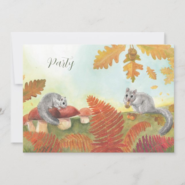 Invitación Glis Glis Personalizada (Anverso)