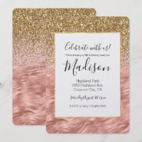 Glitz de impresión de cebra rosa de moda