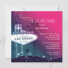 Invitación Glitz & Glam Las Vegas Bridal Shower