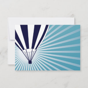 Invitación globo alto en el cielo