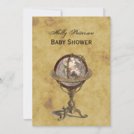 Invitación Globo antiguo, BG V Baby Shower con problemas