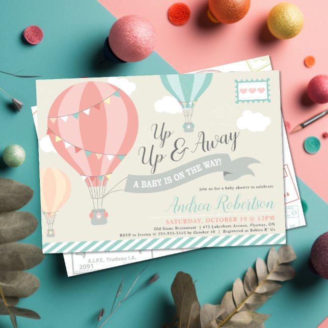 Invitación Globo de aire caliente hacia arriba y fuera de Bab (Subido por el creador)