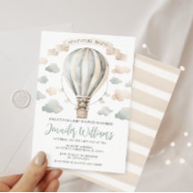 Globo de aire caliente oso de peluche ducha de beb