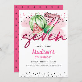 Invitación Globo de verano deja a Melón 7 cumpleaños