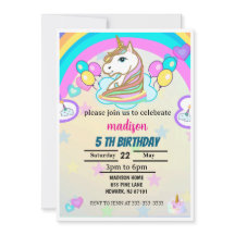 Globos arcoiris Unicornio Chica de la fiesta de cu