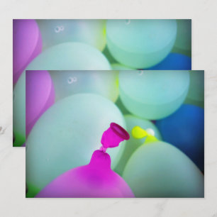 Invitación Globos de agua