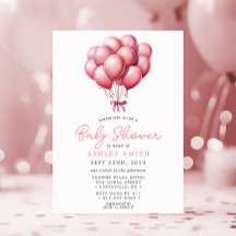 Globos de agua rosa Cumpleaños de niña