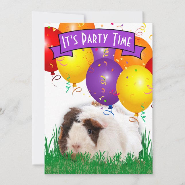 Invitación Globos de Cuyo para la Fiesta de Cumpleaños 3 del  (Anverso)