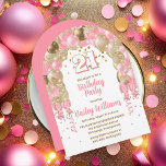 Invitación Globos de la Celebración del Oro Rosa 21 Fiesta de<br><div class="desc">Celebre con estilo esta vibrante y llamativa invitación a la fiesta de cumpleaños número 21, que presenta un impresionante diseño de un arco de globos en cascada en tonos rosa y dorado, y acentuado con blanco. El audaz "21" del centro añade un toque lúdico pero moda, marcando perfectamente el tono...</div>