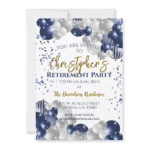 Globos de la Marina Fiesta de Jubilación