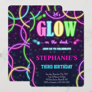 Invitación Glow