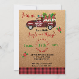 Invitación Gnomías extravagantes en Fiesta de Navidades de Ca